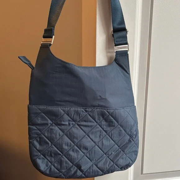Teal Quilted Shoulder Bag - Picture 3 of 7